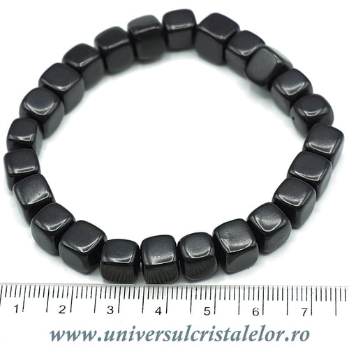 Bratara shungit cub - 8 mm